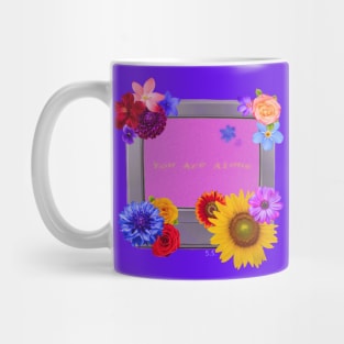 You Are Alone Flower Television Mug